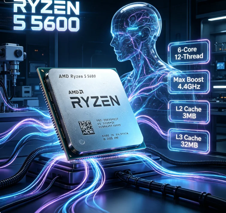 Amd Cpu Ryzen 5 - Motherboard B450 B550 X570 Kompatibel dengan