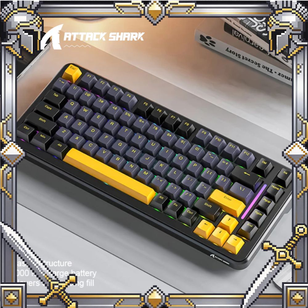 Hot Swap Pcb - Keyboard Mekanik Attack Shark M86 Tri-Mode