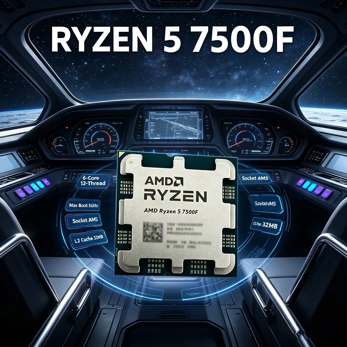 AMD Ryzen 5 7500F CPU Gaming D - Amd Cpu Ryzen 5 ulasan dan harga