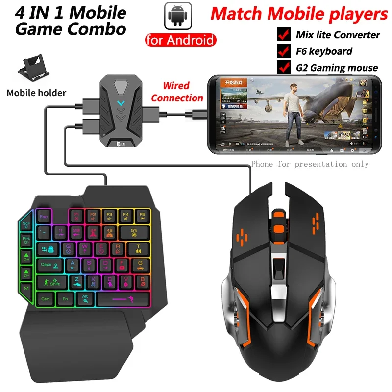 Gamepad Mixlite untuk Ponsel A - Gaming Keyboard Mobile ulasan dan harga