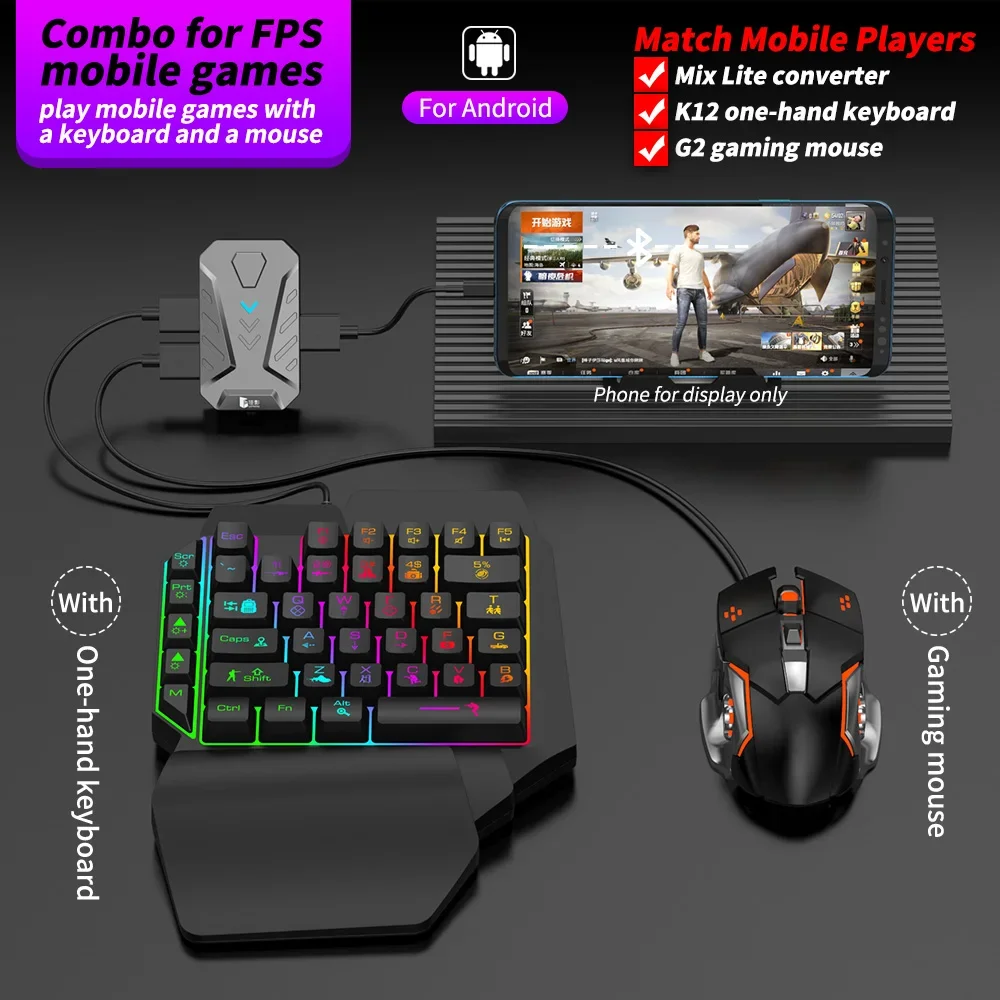 Gamepad Mixlite untuk Ponsel A - Gaming Keyboard Mobile ulasan dan harga