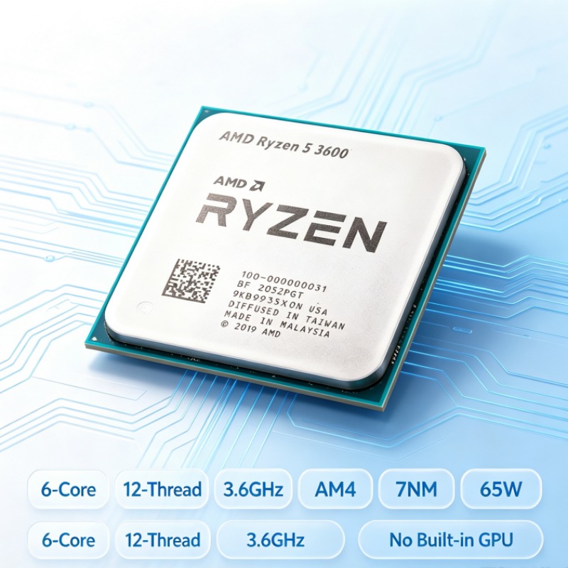 Ryzen 5 3600 CPU 6-Core 12-Thr - Amd Cpu Ryzen 5 ulasan dan harga