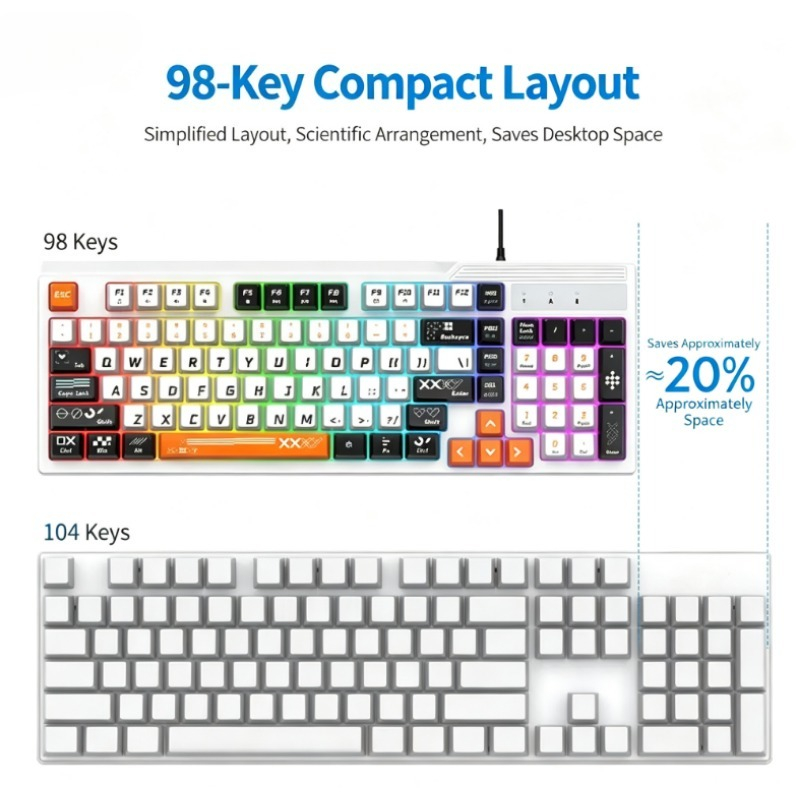 K8pro 3 In 1 Gaming Combo Set  - Gaming Keyboard Mouse Set ulasan dan harga