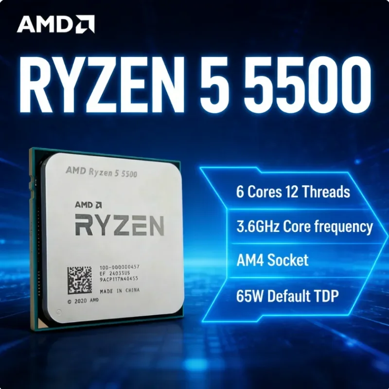 AMD Ryzen 5 5500 Pilihan Terba - Amd Cpu Ryzen 5 ulasan dan harga