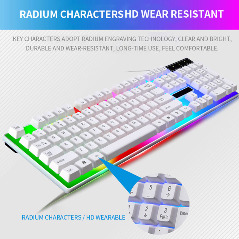 RGB Keyboard dan Mouse game, K - Gaming Keyboard Mobile ulasan dan harga