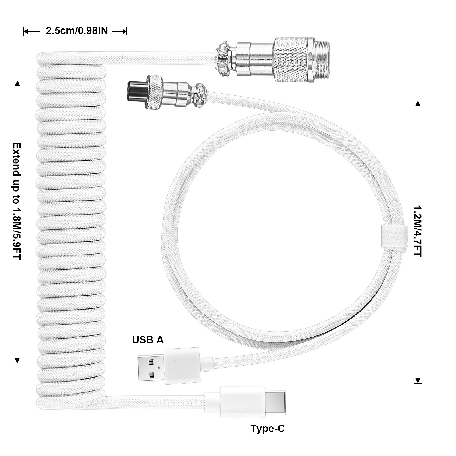 Kabel Mekanis USB Tipe C untuk - Gaming Keyboard Type C ulasan dan harga
