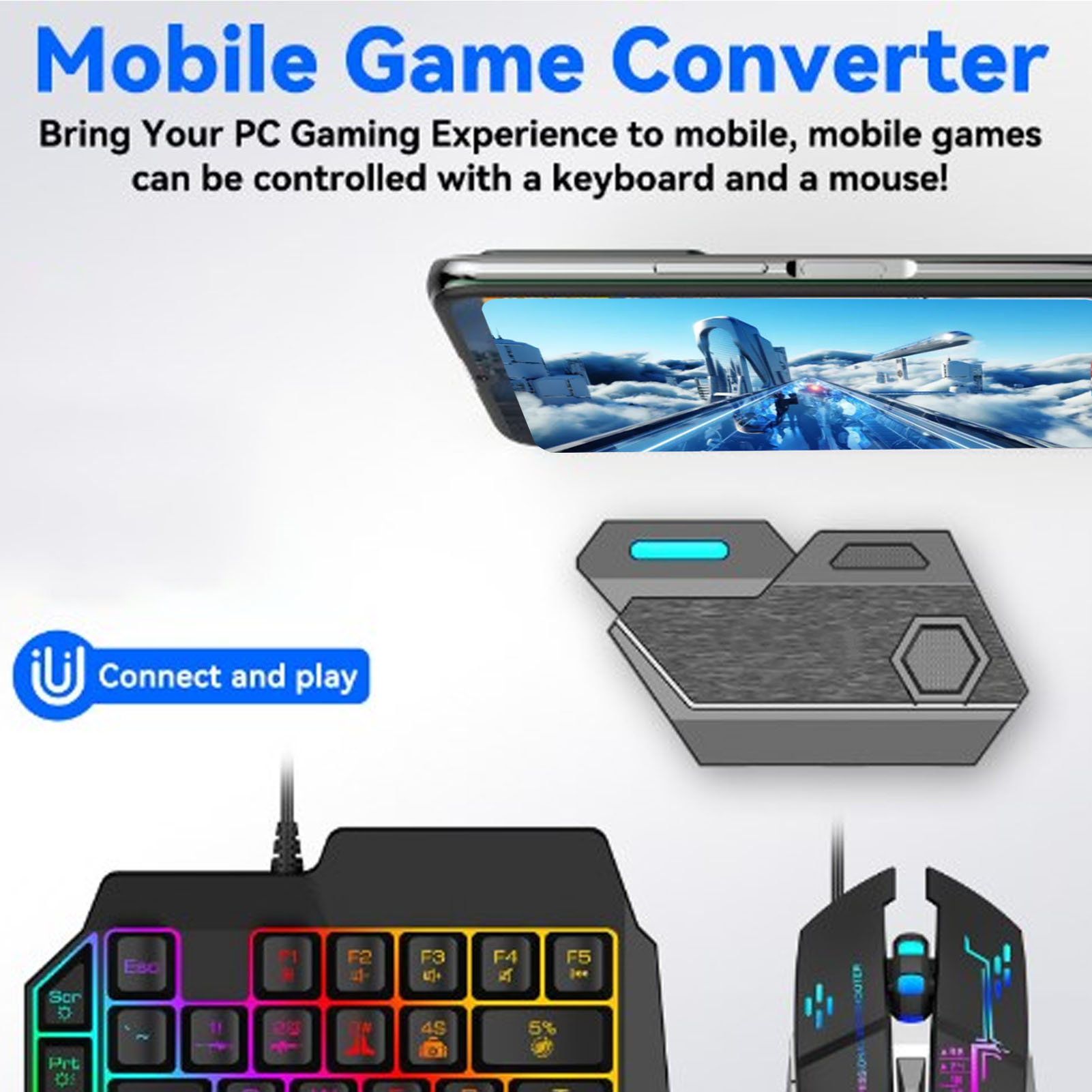 Paket Combo Game Mobile Koneks - Gaming Keyboard Mobile ulasan dan harga