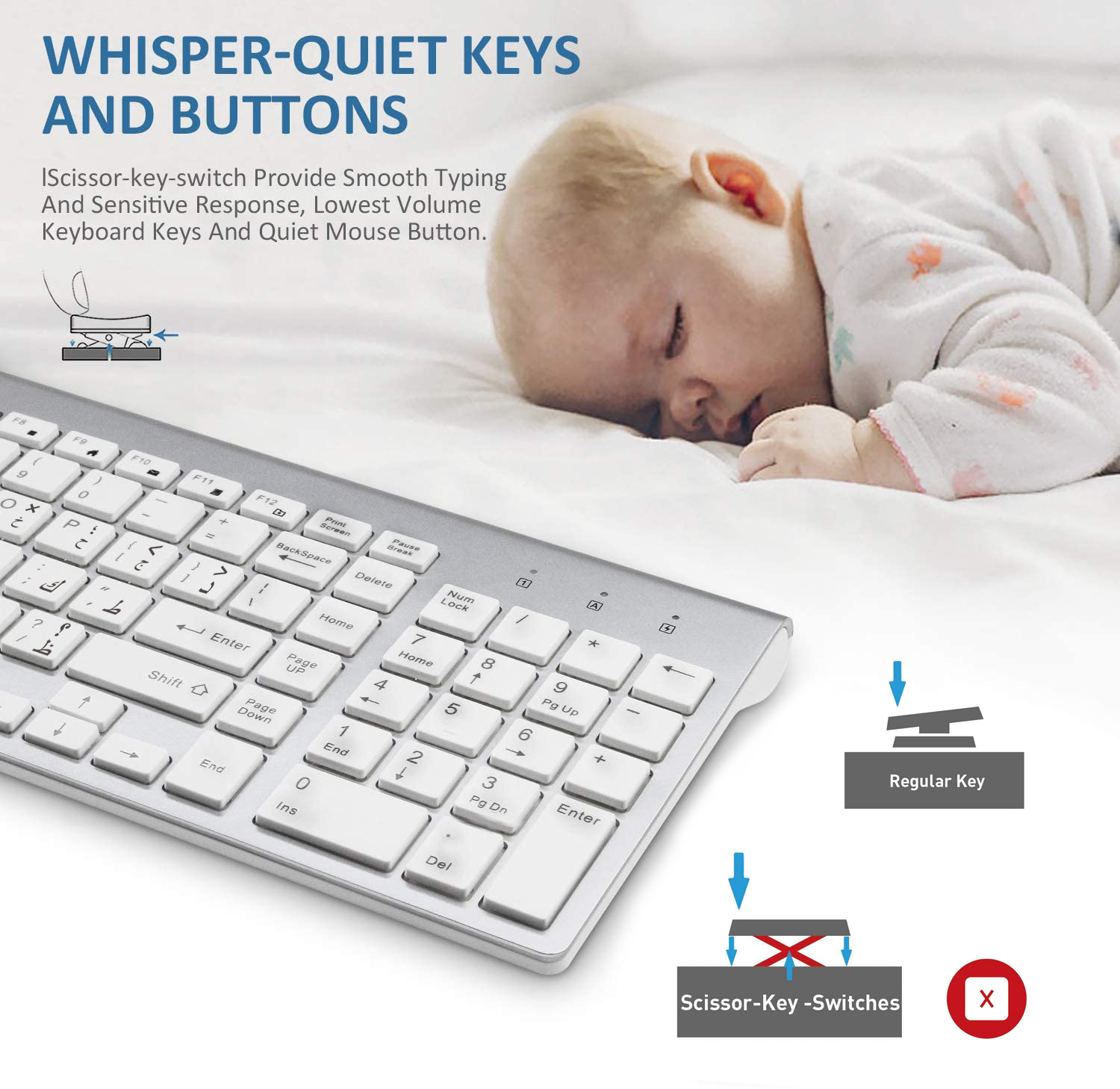 Keyboard Mouse nirkabel, Mouse - Gaming Keyboard Mobile ulasan dan harga